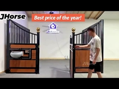 L'OEM ha carbonizzato la polvere nera di bambù ha ricoperto il cavallo che mobile le stalle bloccano la porta di granaio