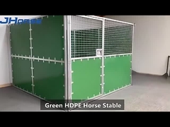 Facile temporaneo di plastica del cavallo dell'HDPE stabile mobile della scatola installare con il tetto