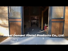 Materiale da otturazione di legno di bambù di Shelfter del tetto delle stalle europee dell'interno del cavallo