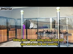 Diy Sliding Horse Stall Fronti Porta Bambù Galvanizzato Grande Stallone
