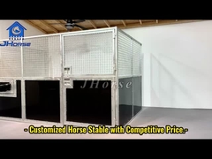 10ft 12ft portatile cavallo stall pannelli di acciaio temporaneo personalizzato economico alluminio