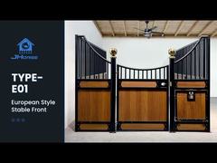 3.5x2.2m Stalle di cavalli europee con doppio blocco di sicurezza