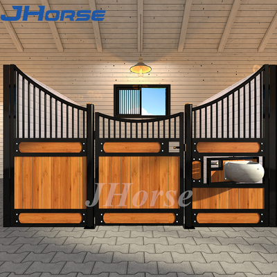 Personalizzi le parti anteriori della stalla del cavallo di progettazione, parti anteriori europee di legno di bambù della stalla