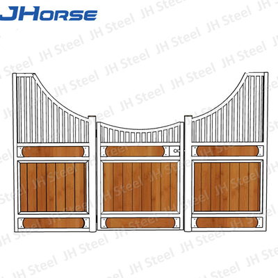 Facile durevole bloccare i materiali di legno durevoli delle stalle d'acciaio del cavallo