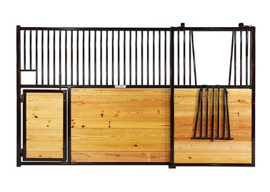Pannelli su ordinazione anteriore basso delle stalle del cavallo bordo di bambù spesso di 3m * di 3m * di 2.2m