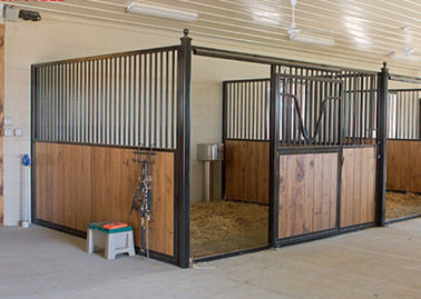 La stalla prefabbricata dell'interno del cavallo riveste la struttura di pannelli di un pezzo saldata solido durevole