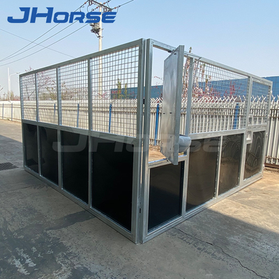 Facile temporaneo di plastica del cavallo dell'HDPE stabile mobile della scatola installare con il tetto