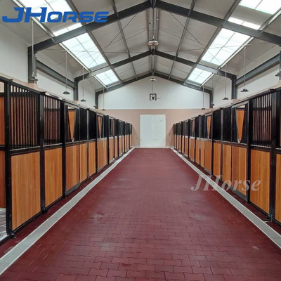 Tipo di lusso protezione contro la corrosione d'acciaio di Mesh Horse Stalls Power Coated