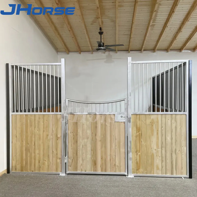 Dimensione su ordine della finestra del portello scorrevole del pino economico di Mesh Horse Stall Fronts Infilled