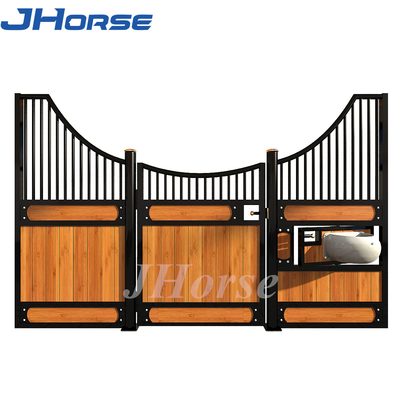 Parte anteriore rivestita della stalla del cavallo della vite della polvere portatile facile dell'installazione