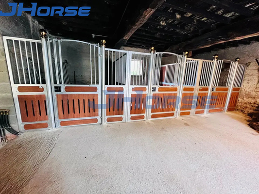Il cavallo dell'interno resistente blocca il bambù galvanizzato della immersione calda con oscillazione/portello scorrevole