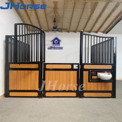 Portello scorrevole di bambù d'acciaio di Mesh Stall Fronts Swing Door su misura
