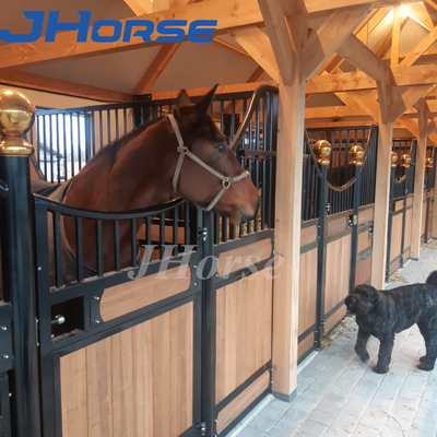 3d Design Horse Stabile Box Polvere Rivestita Cornice Con Materiale di Riempimento di Legno di Bambù