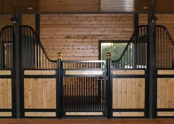 Porte di parti anteriori stabili della stalla del cavalletto di JH del cavallo di lunga vita di marca con legno di bambù