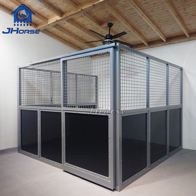10ft 12ft portatile cavallo stall pannelli di acciaio temporaneo personalizzato economico alluminio