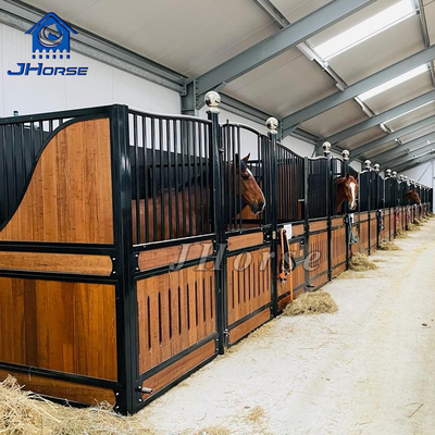 Pallone a cavallo a colori personalizzati pannelli rivestiti in polvere con porta scorrevole