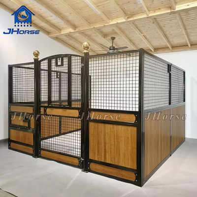 USA Standard Safety Heavy Duty Bambù Acciaio Cavallo Stabile Cavallo Stall Pannelli anteriori