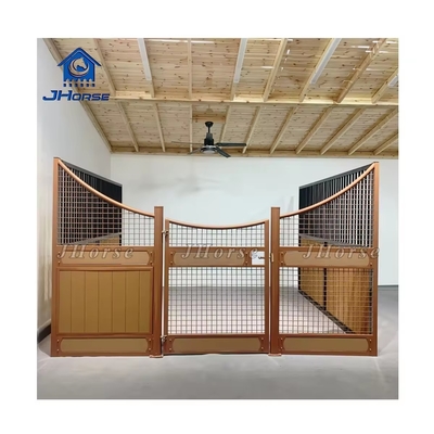 Cavallo di bambù personalizzato stabile con porta oscillante / scorrevole costruzione in acciaio a prova di tempo bambù