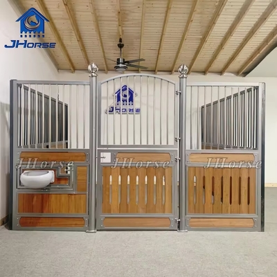 Pannelli stabili a cavallo in acciaio personalizzabili con bambù / legno di pino o plastica