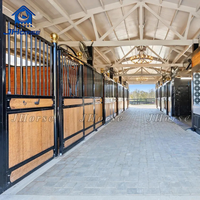 Legno di lusso Alta densità azienda Equitazione Equitazione Stalle di stalle Frontiere Cavalli Porta scorrevole In vendita