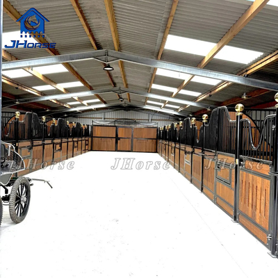 Scaffalatura per cavalli con rivestimento in polvere per cavalli pesanti